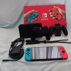 Nintendo Switch Handheld Console - Neon Blue Red Joy-Cons -